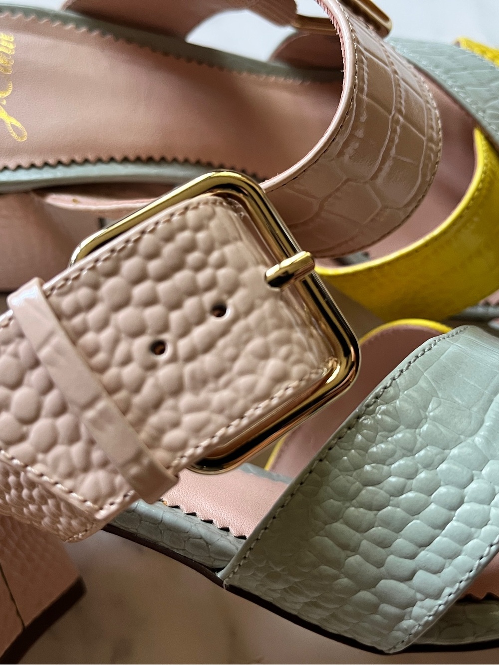 J. Crew Croc-Embossed Slide Mules - Picture 6 of 7